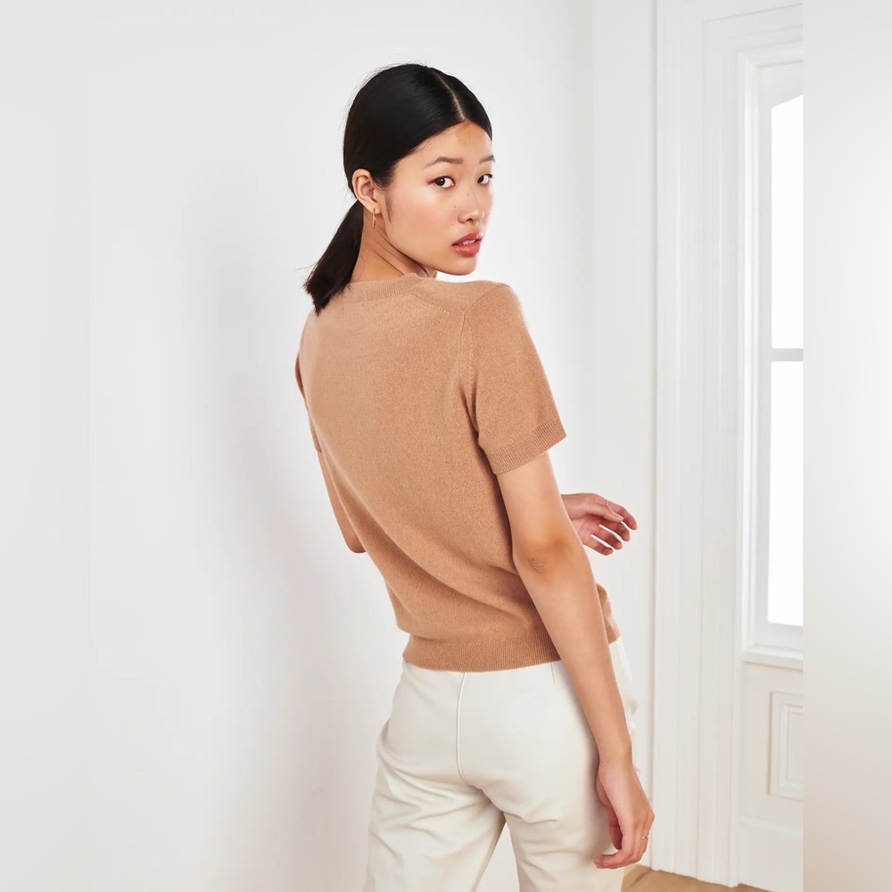 QUINCE Cashmere Tee Size M - Picture 5 of 10